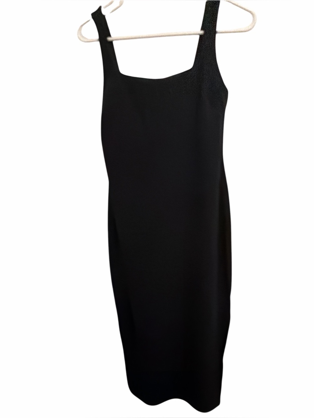 Classic Black Square-Neck Midi Dress Beyond Yoga